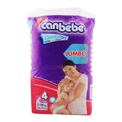 CANBEBE JUMBO 4 MAXI 7-18KG 58PCS DIAPER