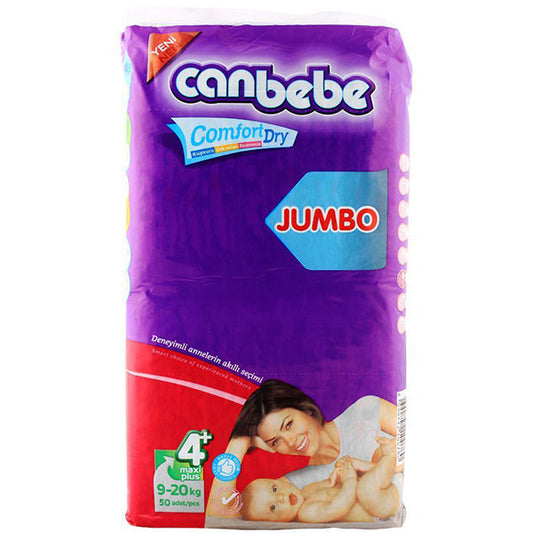 CANBEBE JUMBO 4 MAXIPLUS 9-20KG 50PCS DIAPER