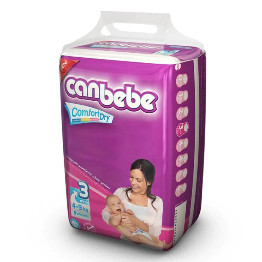 CANBEBE DIAPER ECONOMY MEDIUM 36PCS