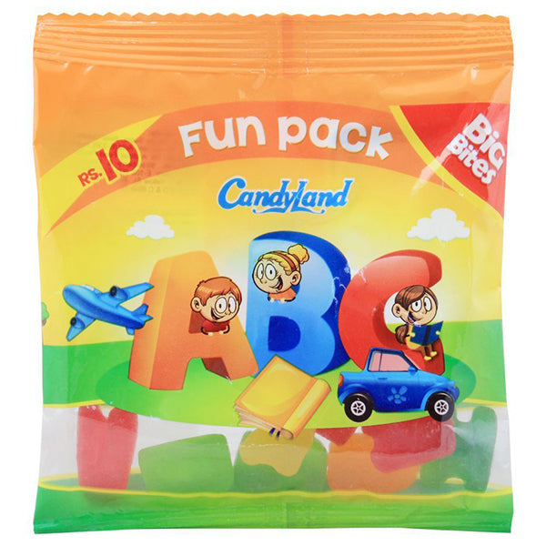 CANDYLAND ABC JELLY FUN PACK 25GM