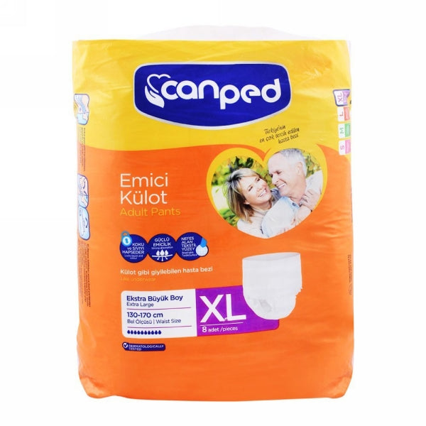 CANPED ADLUT DIAPER XL 8 PCS