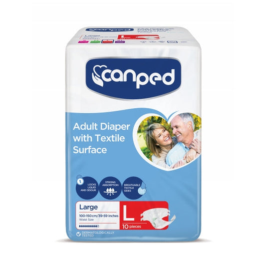 CANPED ADULT DIAPER SURFACE  LARGE 10PCS