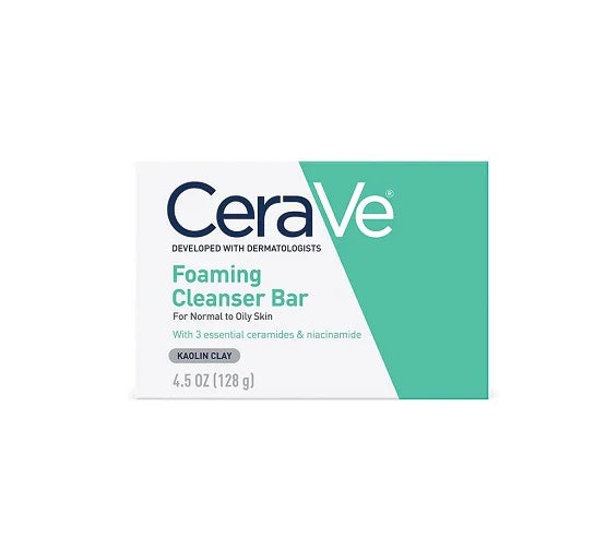 CeraVe Foaming Cleanser Bar Normal to Oily – Foaming Cleanser Bar 128G