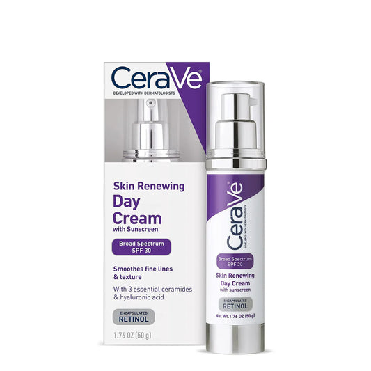 CeraVe Skin Renewing Day Cream SPF 30 50g | Anti-Aging Moisturizer with Sunscreen