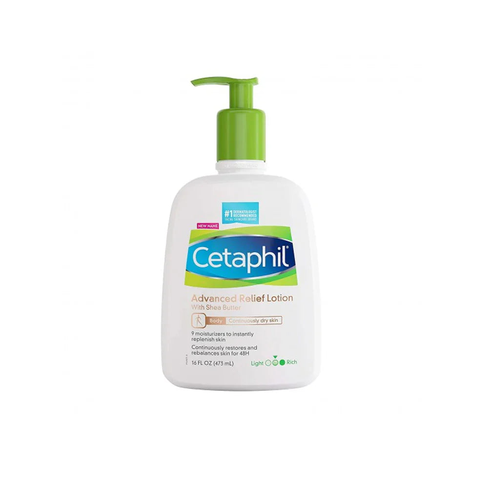 Cetaphil Advanced Relief Lotion with Shea Butter – Deep Hydration for Dry & Sensitive Skin