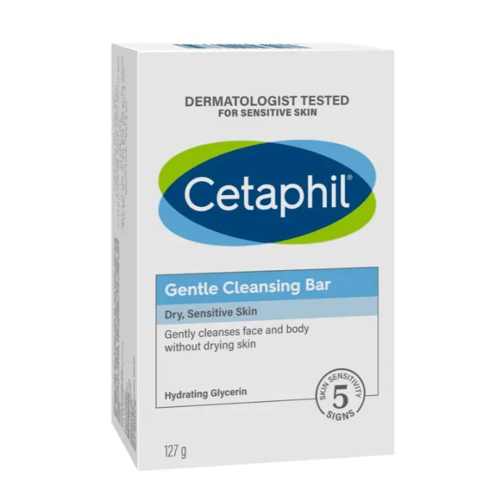 Cetaphil Gentle Cleansing Bar for Dry &amp; Sensitive Skin 127g