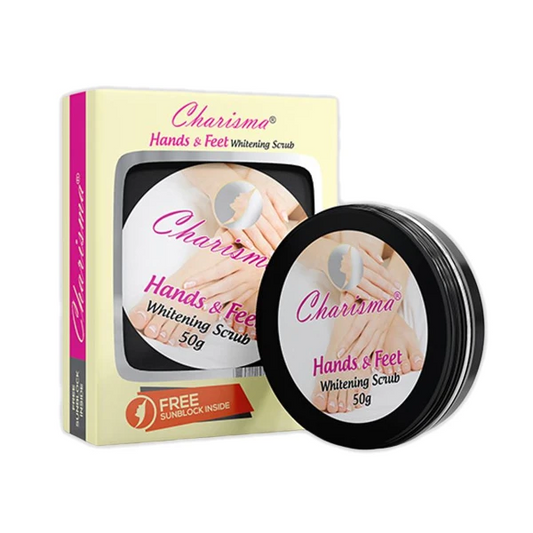 CHARISMA HAND & FEET WHITENING SCRUB 50GM