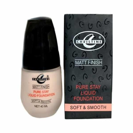 CHRISTINE MATT FINISH PURE STAY LIQUID FOUNDATION