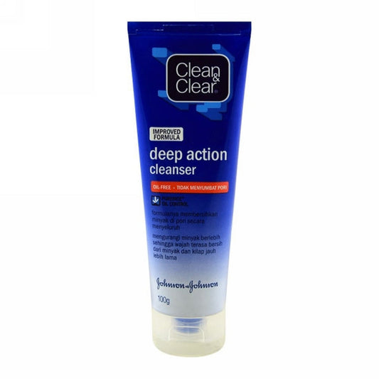 CLEAN & CLEAR DEEP ACTION CLEANSER FACE WASH 100ML