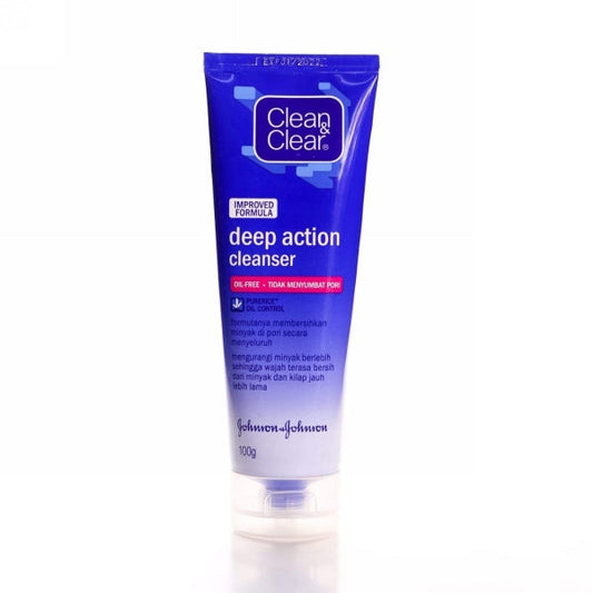 CLEAN & CLEAR DEEP ACTION  CLEANSER WASH 100GM