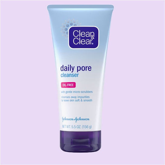 CLEAN & CLEAR DAILY PORE CLEANSER FACE WASH 100GM