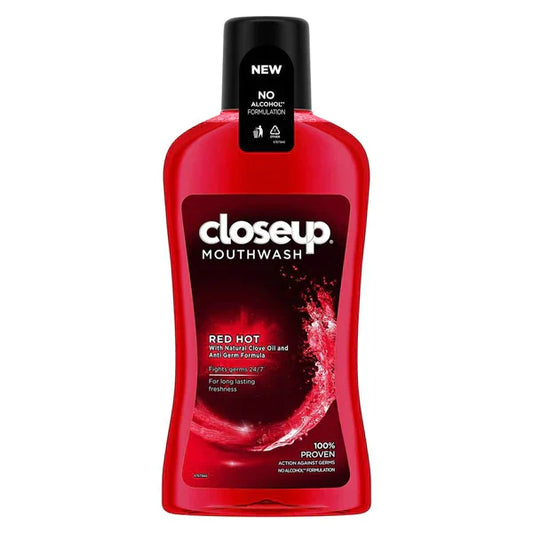 CLOSEUP RED HOT MOUTHWASH 300ML