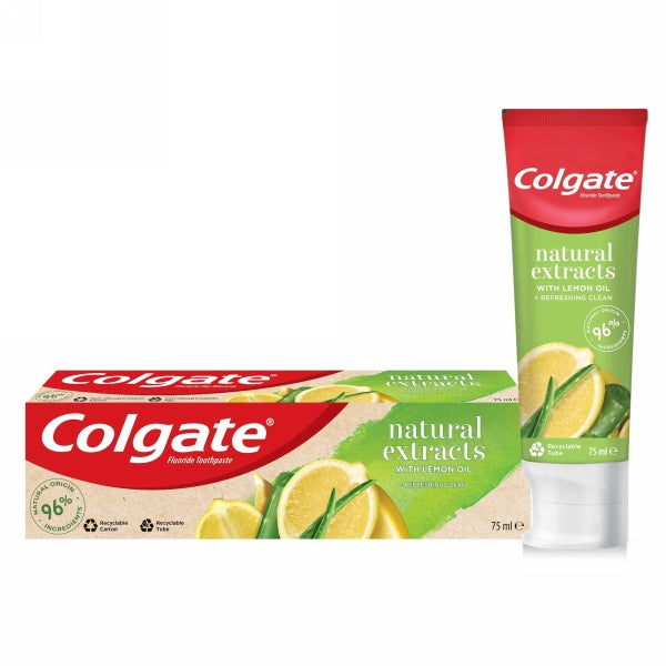 COLGATE NATURAL EXTRACTS LEMON OIL T/P 75ML