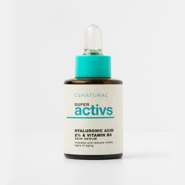 CONATURAL SUPER ACTIVS HYALURONIC ACID VITAMIN B5 30ML