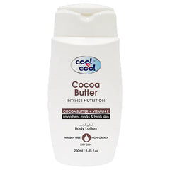 COOL & COOL COCOA BUTTER+VITAMIN E BODY LOTION 250ML