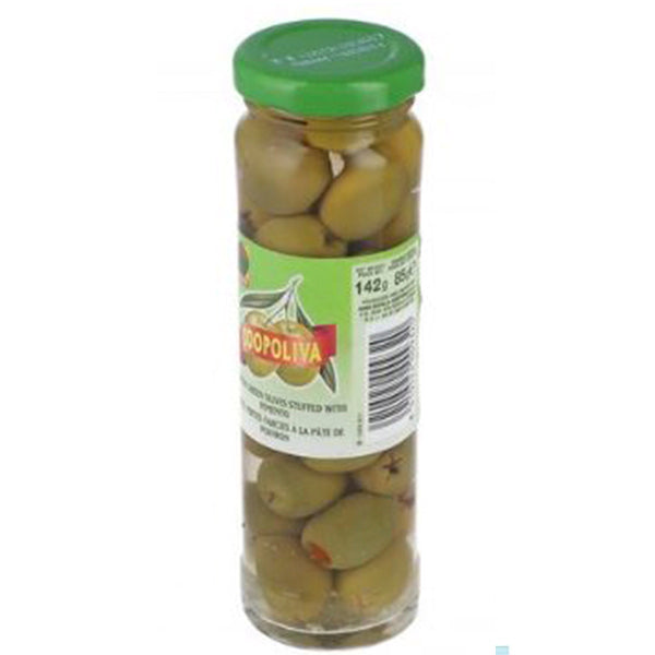  COOPOLIVA STUFFED GREEN OLIVES 142G