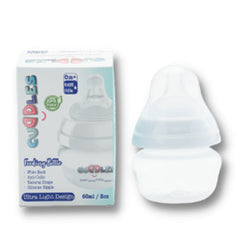 CUDDLES FEEDING BOTTLE PINK 0M+ 60ML