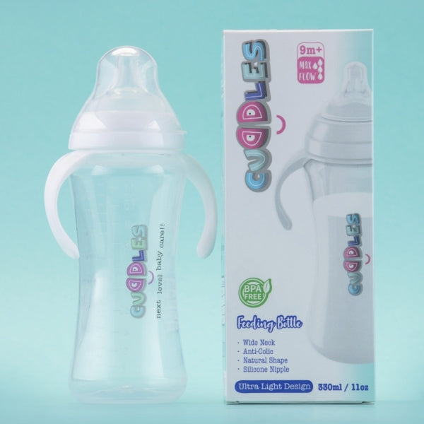 CUDDLES FEEDING BOTTLE 330 ML
