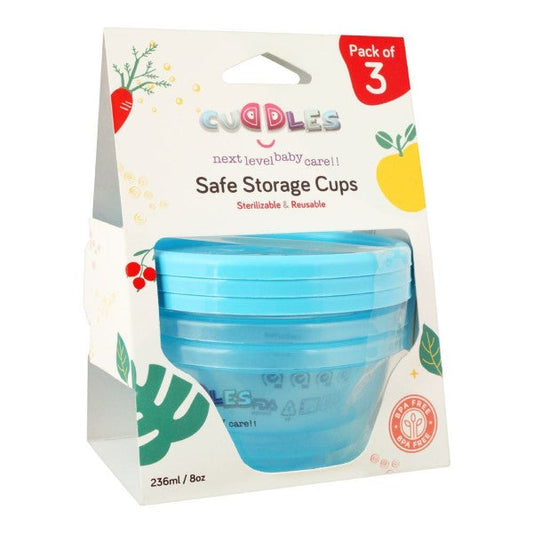 CUDDLES SAFE STORAGE CUPS LARGE 236ML