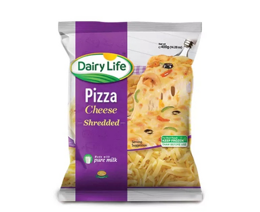 DAIRY LIFE PIZZA SHREDDED CHEESE 400G