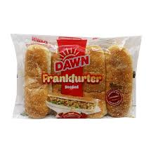 DAWN LONG BURGER FRANKFURTER SEEDED 4PCS