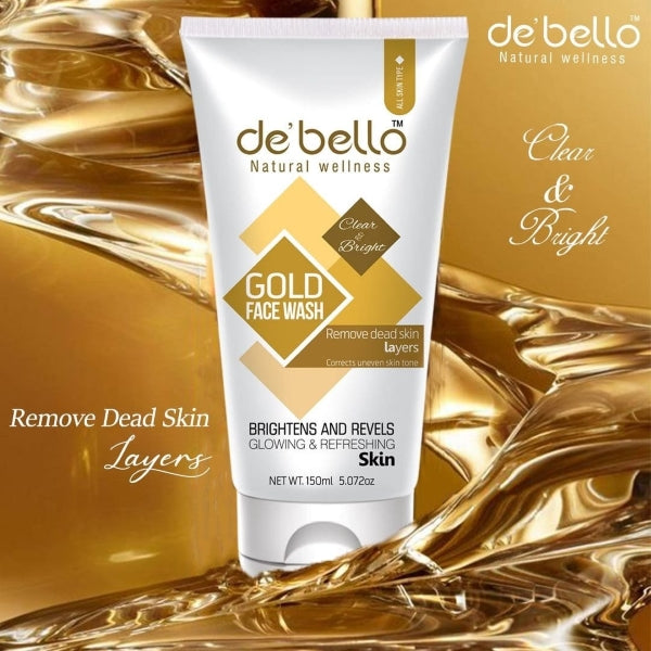 DEBELLO GOLD FACE WASH 150ML
