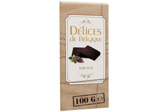 DELICES DE BELGIQUE DARK 85% CHOCOLATE 100G