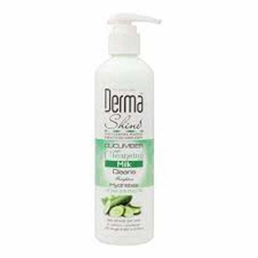 DERMA CUCUMBER CLEANSING MILK 250ML PUMP