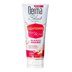 DERMA SHINE LIGHTENING HAND&FEET BLEACH MASK 200G