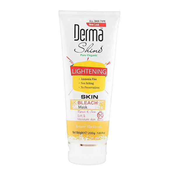 DERMA SHINE LIGHTENING SKIN BLEACH MASK 200G