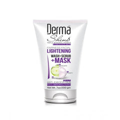 DERMA SHINE LIGHTENING WASH+SCRUB+MASK 200G