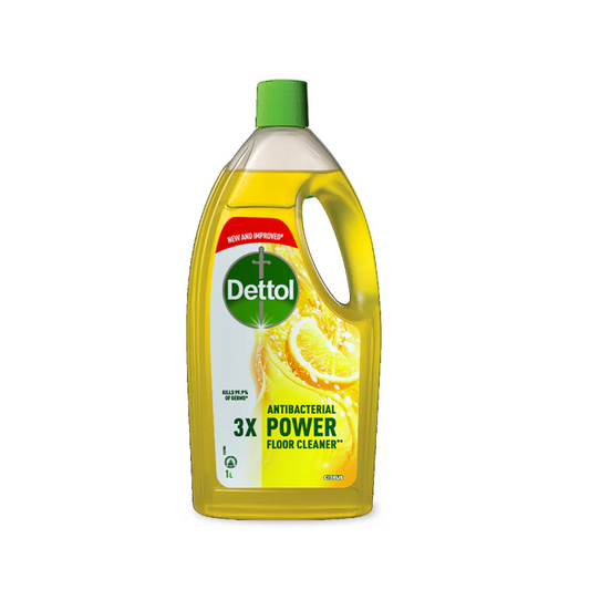DETOL ANTI BACTTECIAL POWER FLOOR CLEANER CITRUS 1LTR