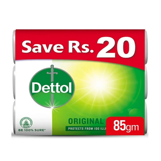 DETOL ORIGNLA TRIO PACK 85G