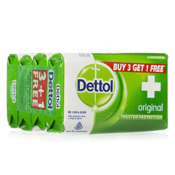 DETTOL ORIGINAL SOAP 3+1 138GM