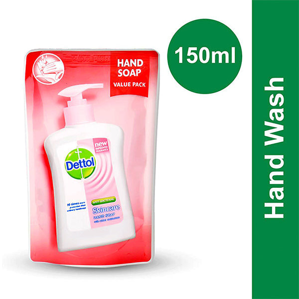 DETTOL SKIN CARE HAND WASH POUCH 150ML