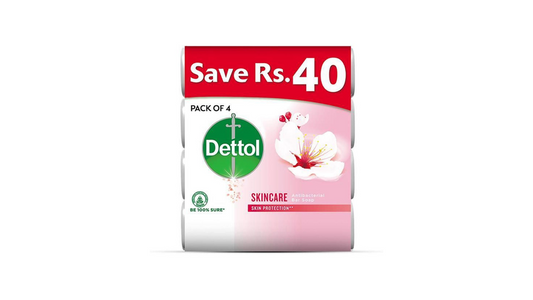 DETTOL SKIN CARE SOAP 4PCS PACK  110GX4