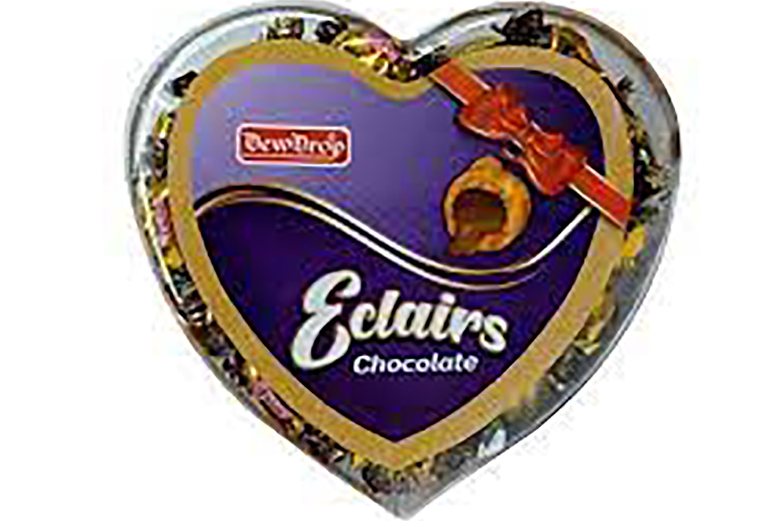 DEWDROP ECLAIRS CRYSTAL HEART CHOCOLATE  292GM