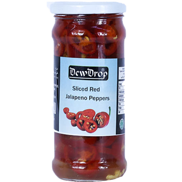 DEWDROP SLICED RED JALAPENO PICKLE 420G