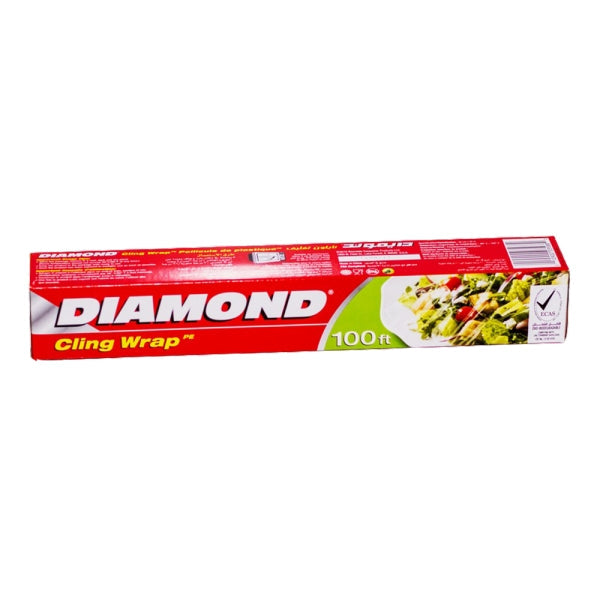 DIAMOND CLING PLASTIC WRAP 100 FT