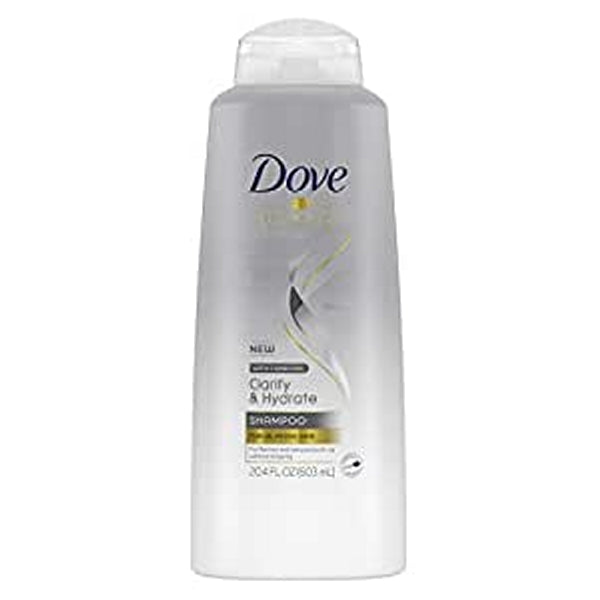 DOVE CLARIFY&HYDRATE SHAMPOO FOR OIL PRONE HAIR 355ML