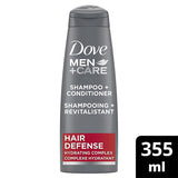 DOVE MEN+CARE 2IN1 SHAMPOO+CONDITIONER HAIR DEFFENSE 355ML