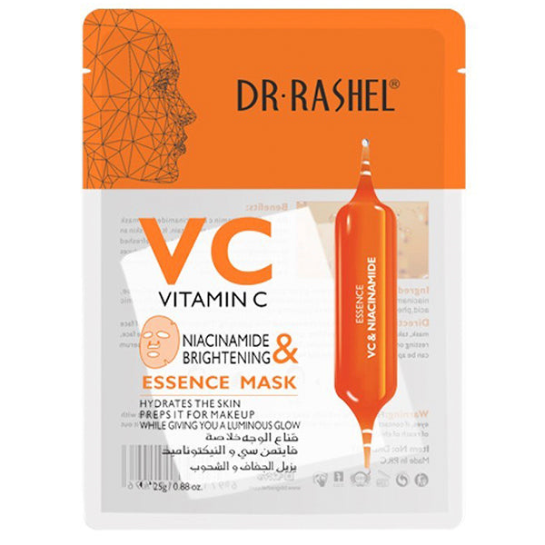 DR.RASHEL VC VITAMIN C NIACINAMIDE & ESSENCE MASK 5PCS