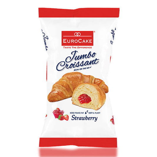 EURO CAKE JUMBO CROISSANT STRAWBERRY