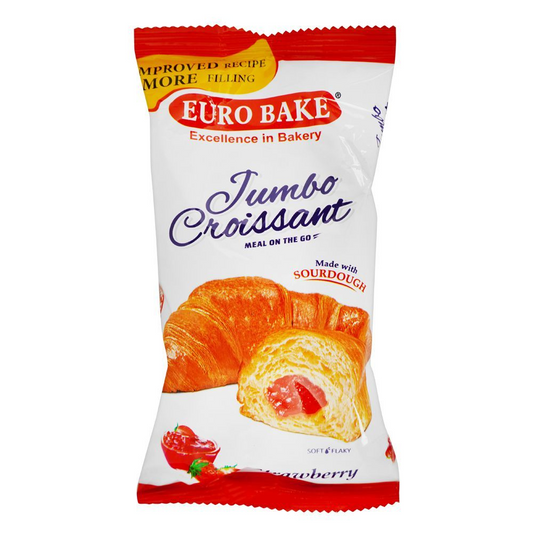 EURO BAKE JUMBO CROISSANT STRAWBERRY 40GM