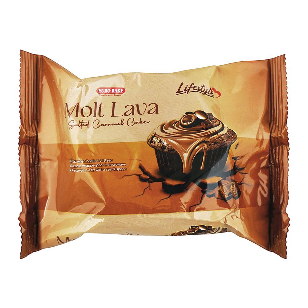 EURO BAKE MOLT LAVA SALTED CARAMEL CAKE 50G