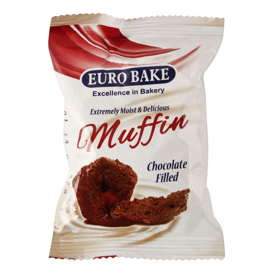 EURO BAKE MUFFIN CHOCOLATE FILLED CAKE 25GM