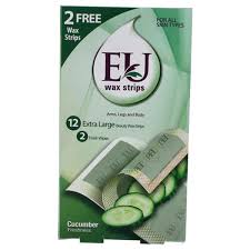 EU WAX STRIPS EXTRA LARGE CUCUMBER FRESHNESS