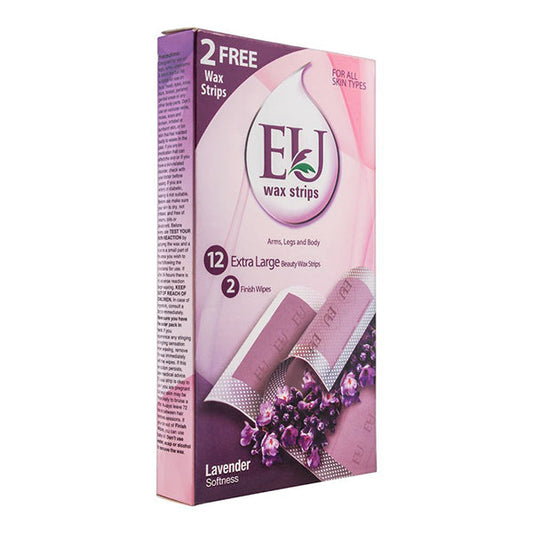 EU WAX STRIPS LAVENDER SOFTNESS 10PCS