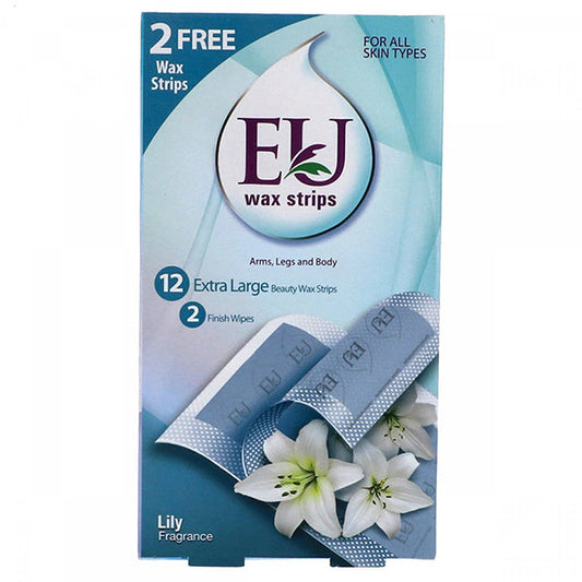 EU WAX STRIPS LILY FRAGRANCE 10PCS