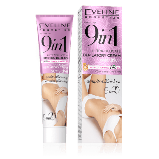 EVELINE 9 IN 1 DEPILATORY CREAM SENSITIVE 125ML